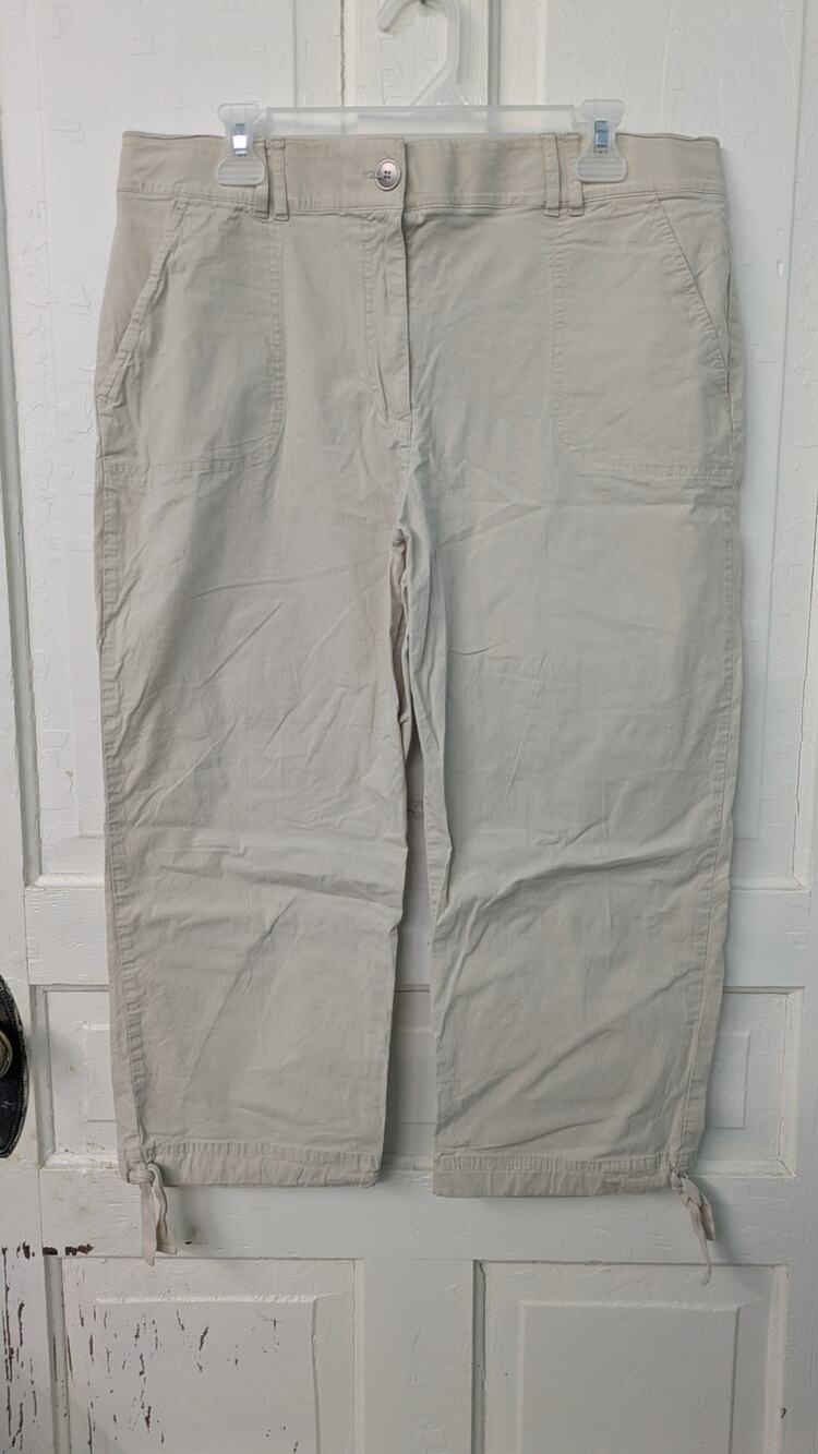 Land'N Sea pants Womens size 16 beige